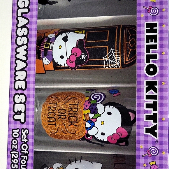 Hello Kitty Halloween Glassware - Picture 1 of 5